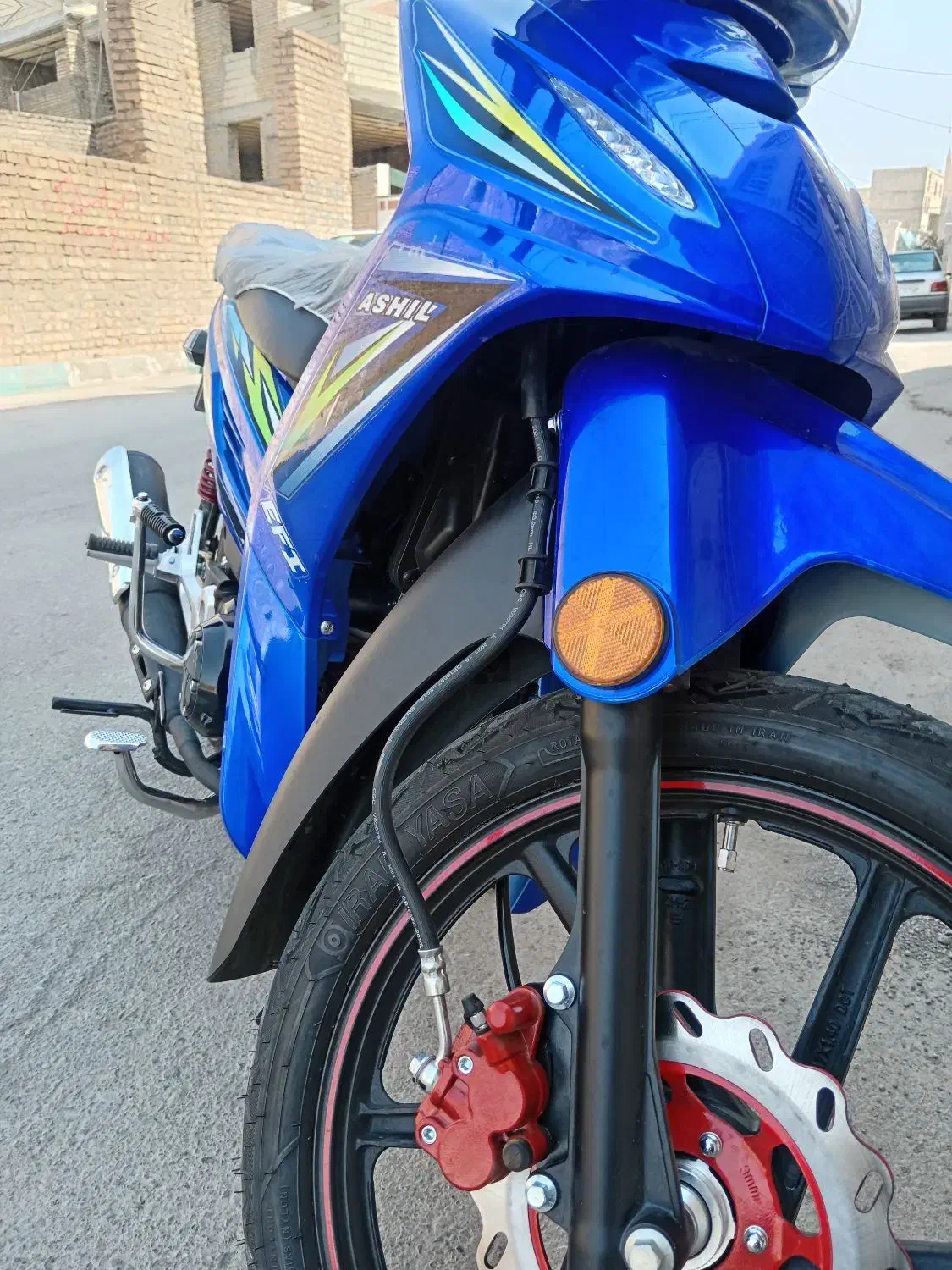 موتور آشیل بیکلاچ خشک|موتورسیکلت|مهریز, |دیوار