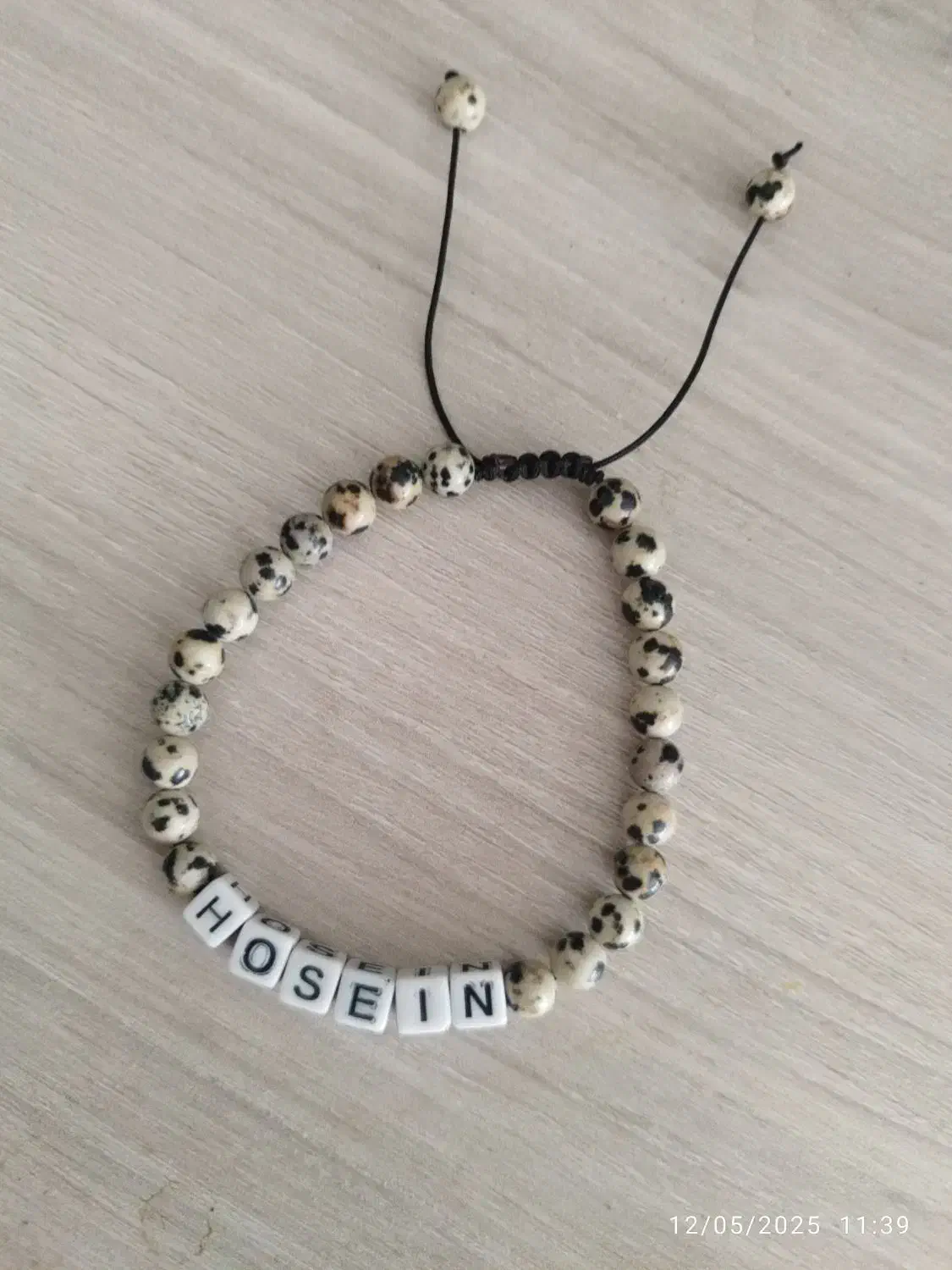 دستبند جاسپر دالماتیان به نام حسین|بدلیجات|تهران, بلوار کشاورز|دیوار