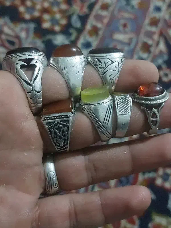 انگشتر رکاب خالی نقره|جواهرات|نیشابور, هفده شهریور|دیوار