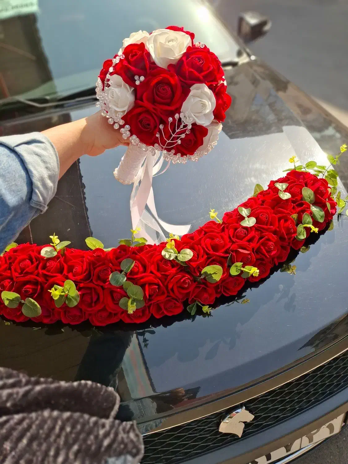 اجاره ی گل ماشین عروس فقط با 2میلیون|گل مصنوعی|رشت, ساغری سازان|دیوار