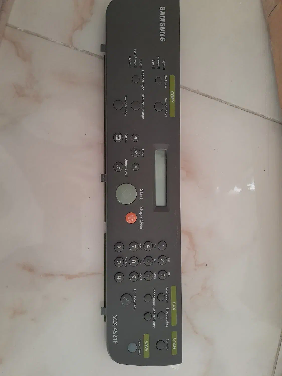 پنل کیبورد پرینتر سامسونگ 4521|پرینتر، اسکنر، کپی، فکس|تبریز, |دیوار