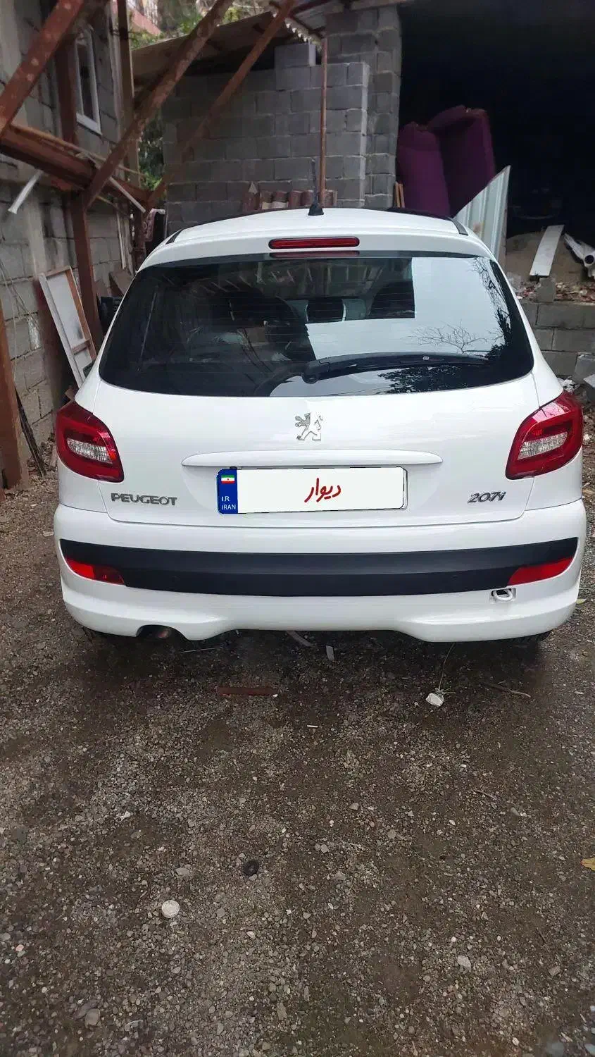 پژو ۲۰۷ پانوراما دنده ای|خودرو سواری و وانت|چابکسر, |دیوار