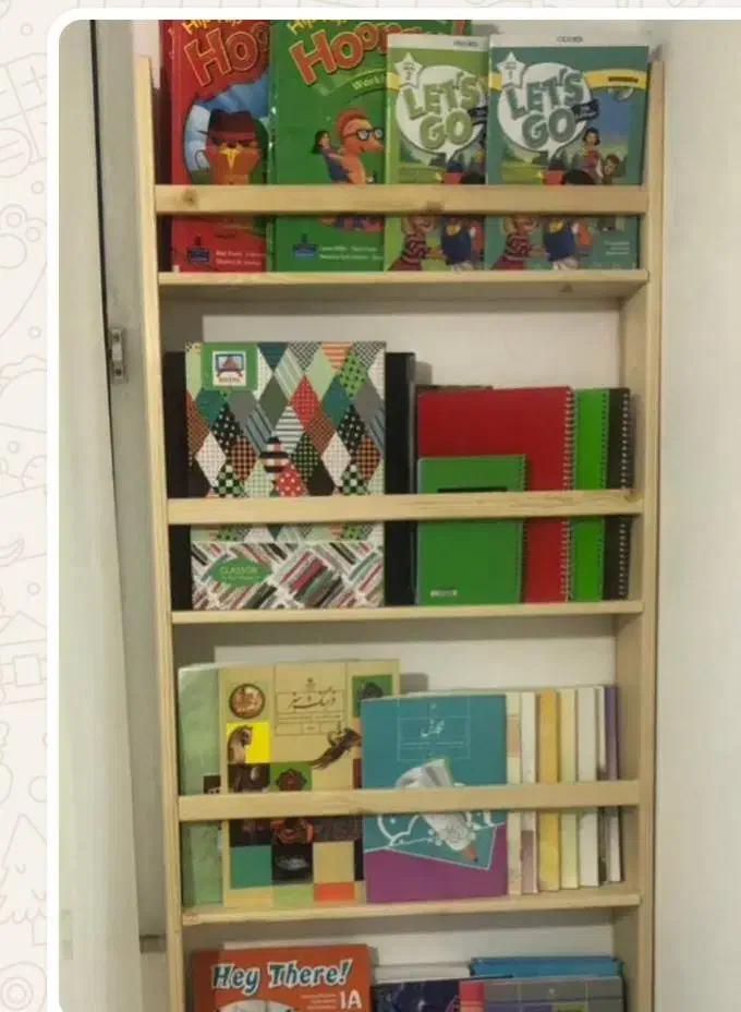 کتابخانه چوبی اتاق|کتابخانه، شلف، قفسههای دیواری|اراک, |دیوار