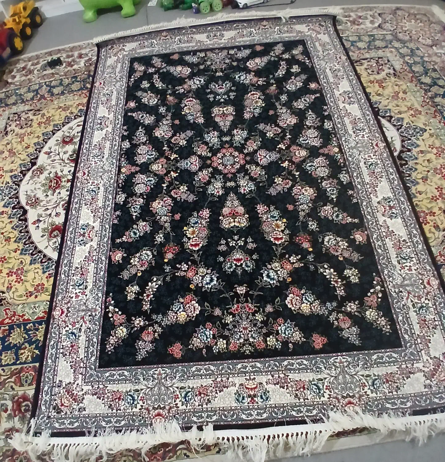 دو تخته قالچه ژینا|فرش|سنندج, |دیوار