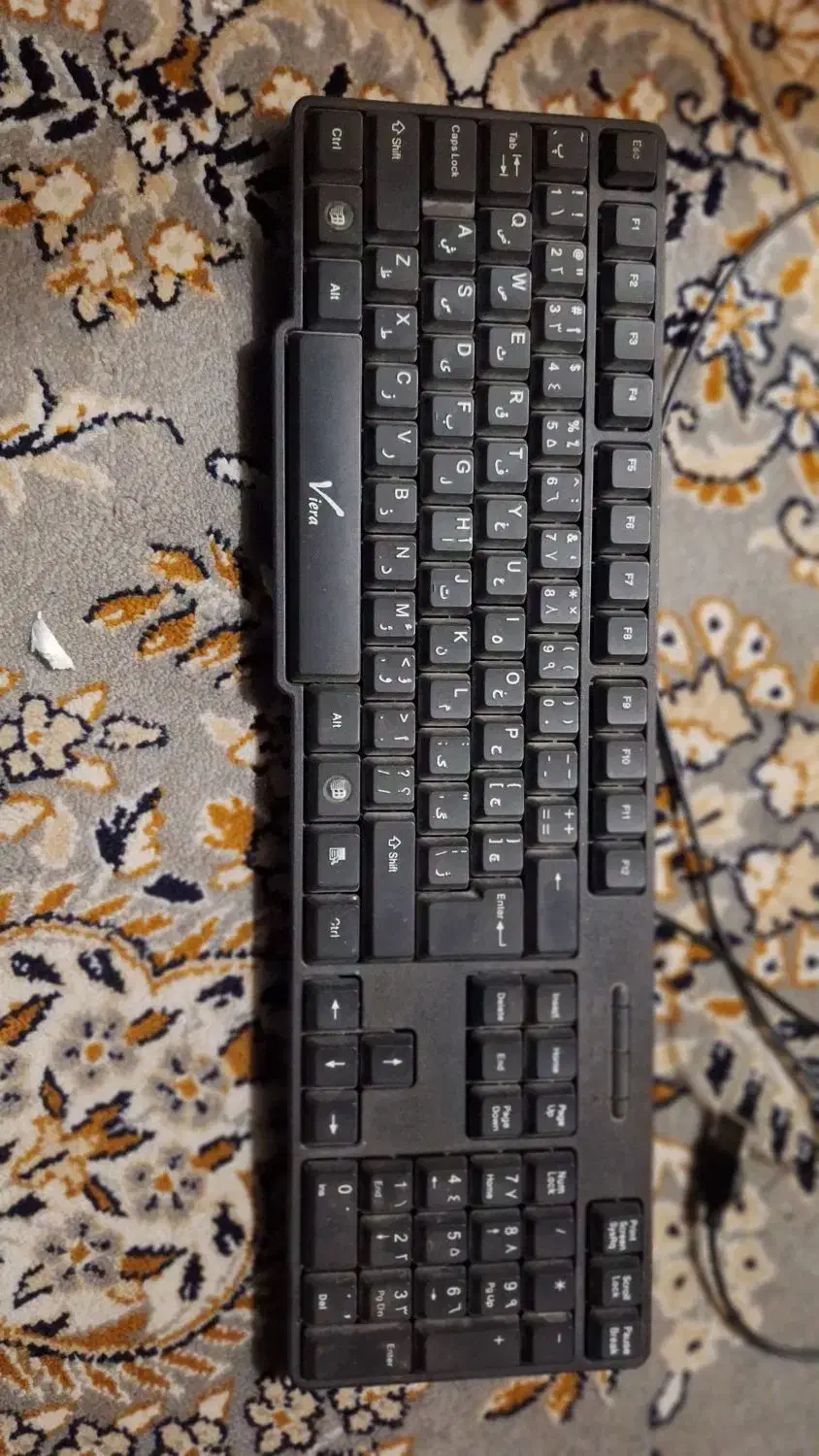 کیبورد ویرا ۱۶۸۹|قطعات و لوازم جانبی رایانه|شیراز, دباغ خانه|دیوار