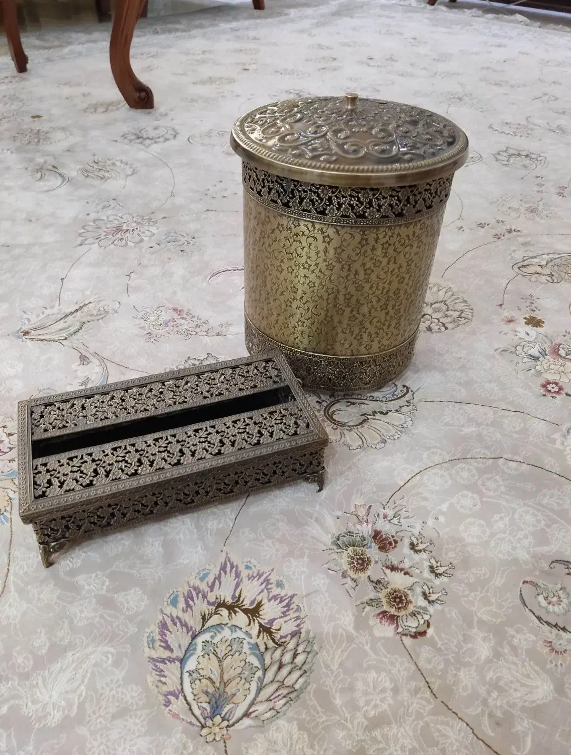 ست سطل و جا دستمالی|صنایع دستی و سایر لوازم تزئینی|ری, دیلمان|دیوار