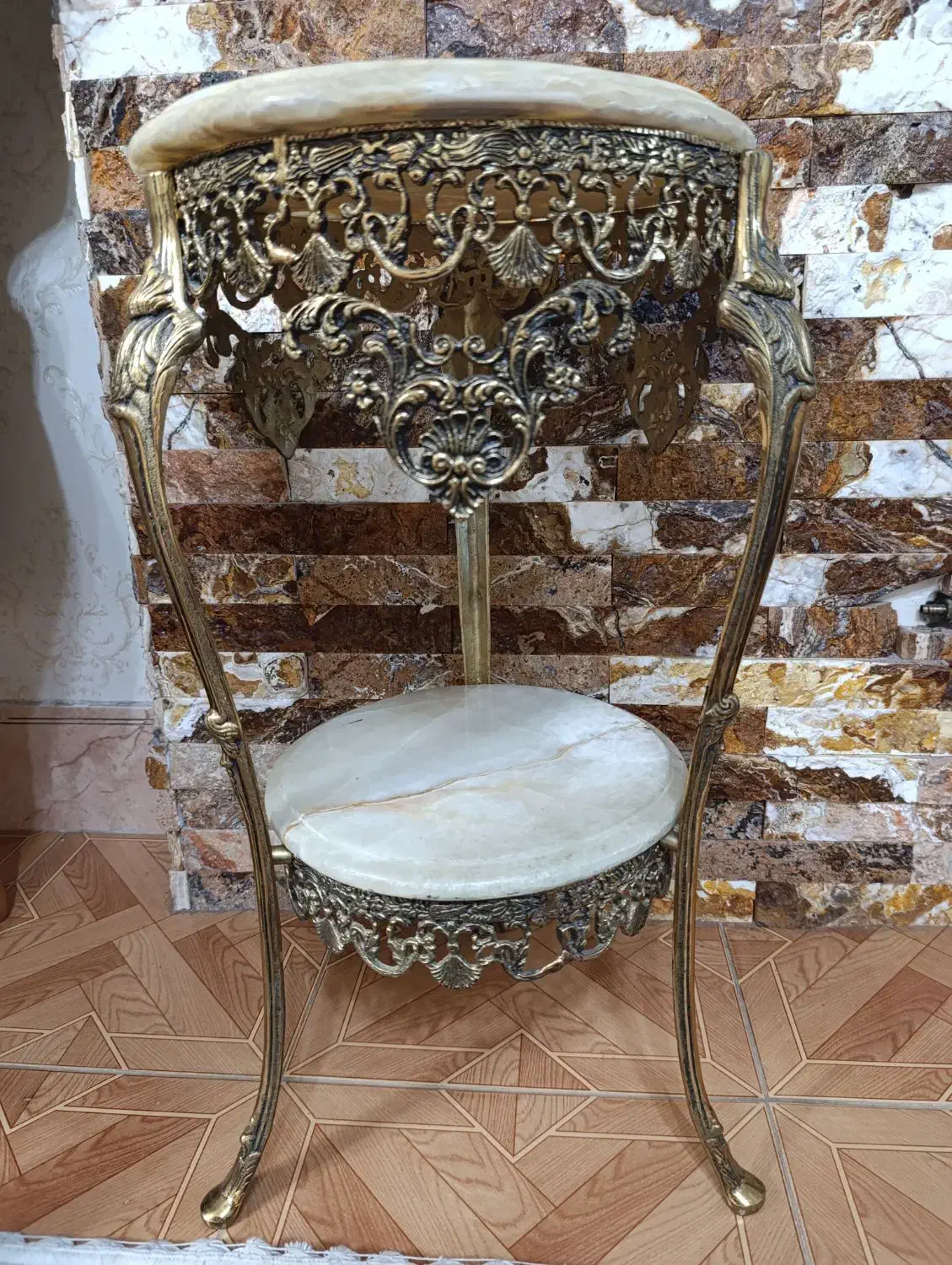 میز تلفن و ساعت برنج|میز تلفن|قرچک, مهدیه|دیوار