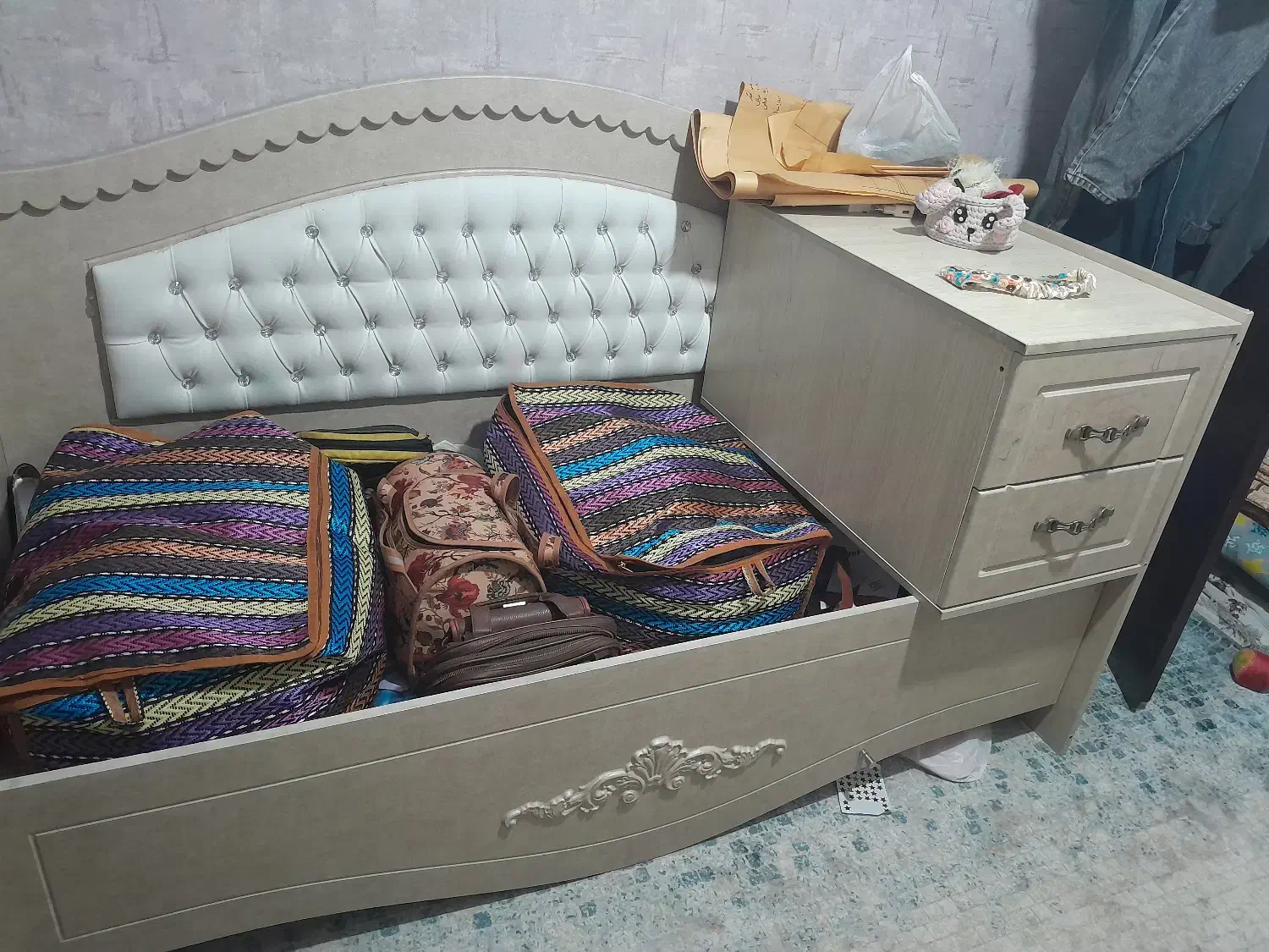 سرویس خواب کودک نوجوان|تخت و سرویس خواب|کرج, ساسانی (قلمستان)|دیوار