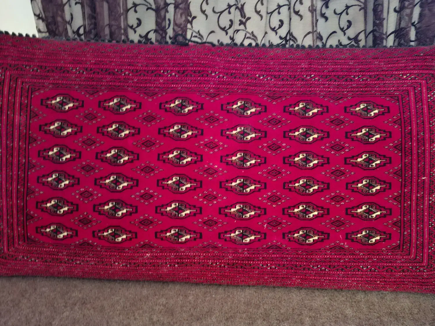 پشتی فرش دست بافت|پشتی|گنبد کاووس, |دیوار