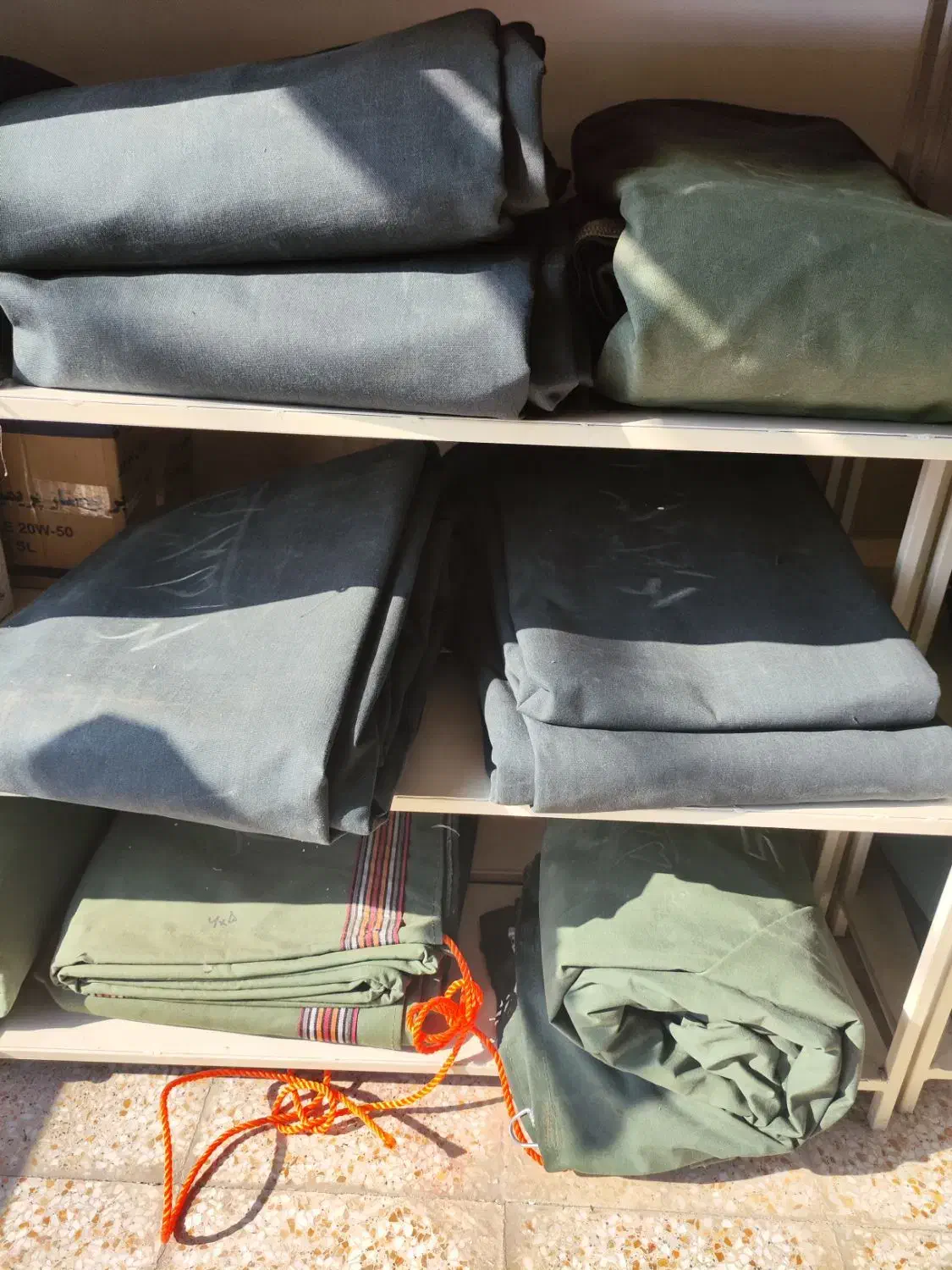 چادر نیسان رنگ خاکستری پاترول|قطعات یدکی و لوازم جانبی|رباط‌کریم, شهرک صنعتی پاسارگاد|دیوار