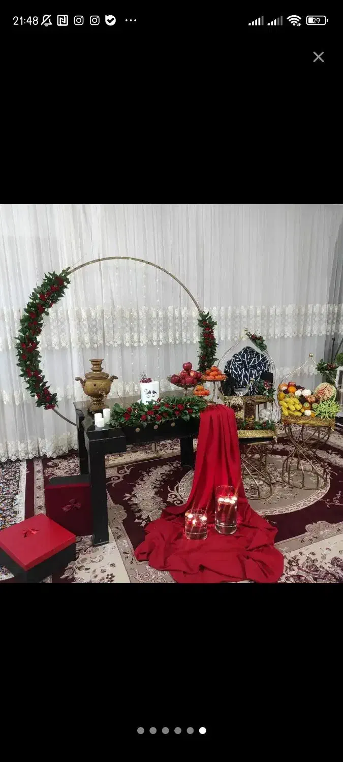 میوه آرایی و دکور یلدا|خدمات پذیرایی، مراسم|نیشابور, میدون بار|دیوار