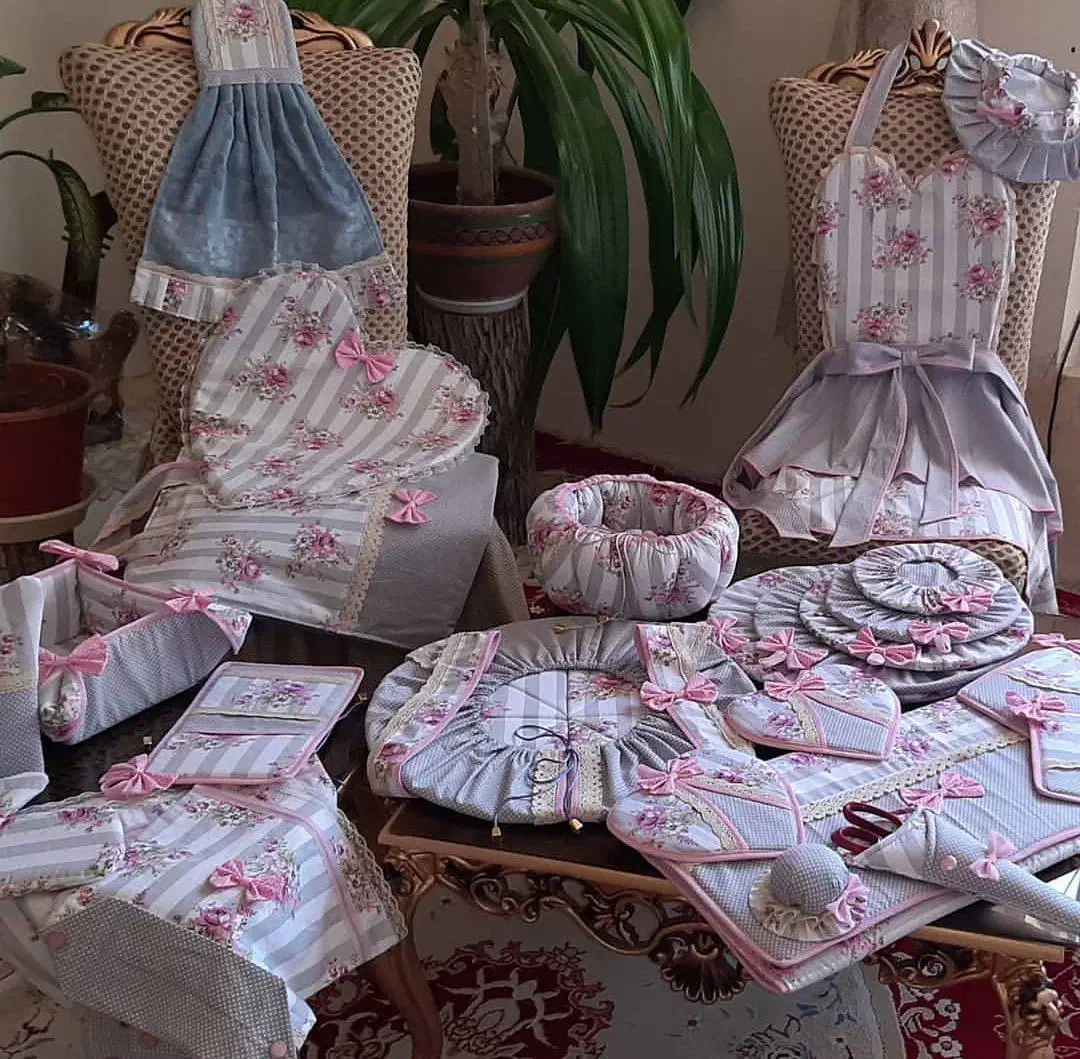 دوخت کامل سرویس آشپزخانه کاور مبل|سفره، حوله، دستمال آشپزخانه|نیشابور, پاستور|دیوار