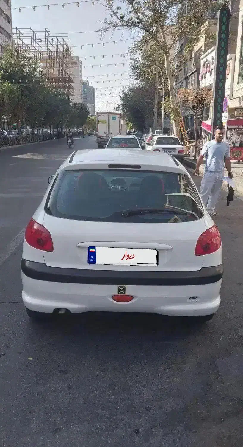 پژو ۲۰۶ تیپ ۲ مدل ۹۶(بیرنگ و کم کارکرد)|خودرو سواری و وانت|مشکیندشت, |دیوار