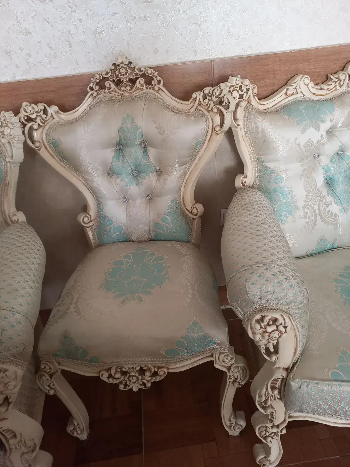 مبلمان ۹نفره کاملا سالم و تمیز درحد نو|مبلمان خانگی و میز عسلی|وحیدیه, |دیوار