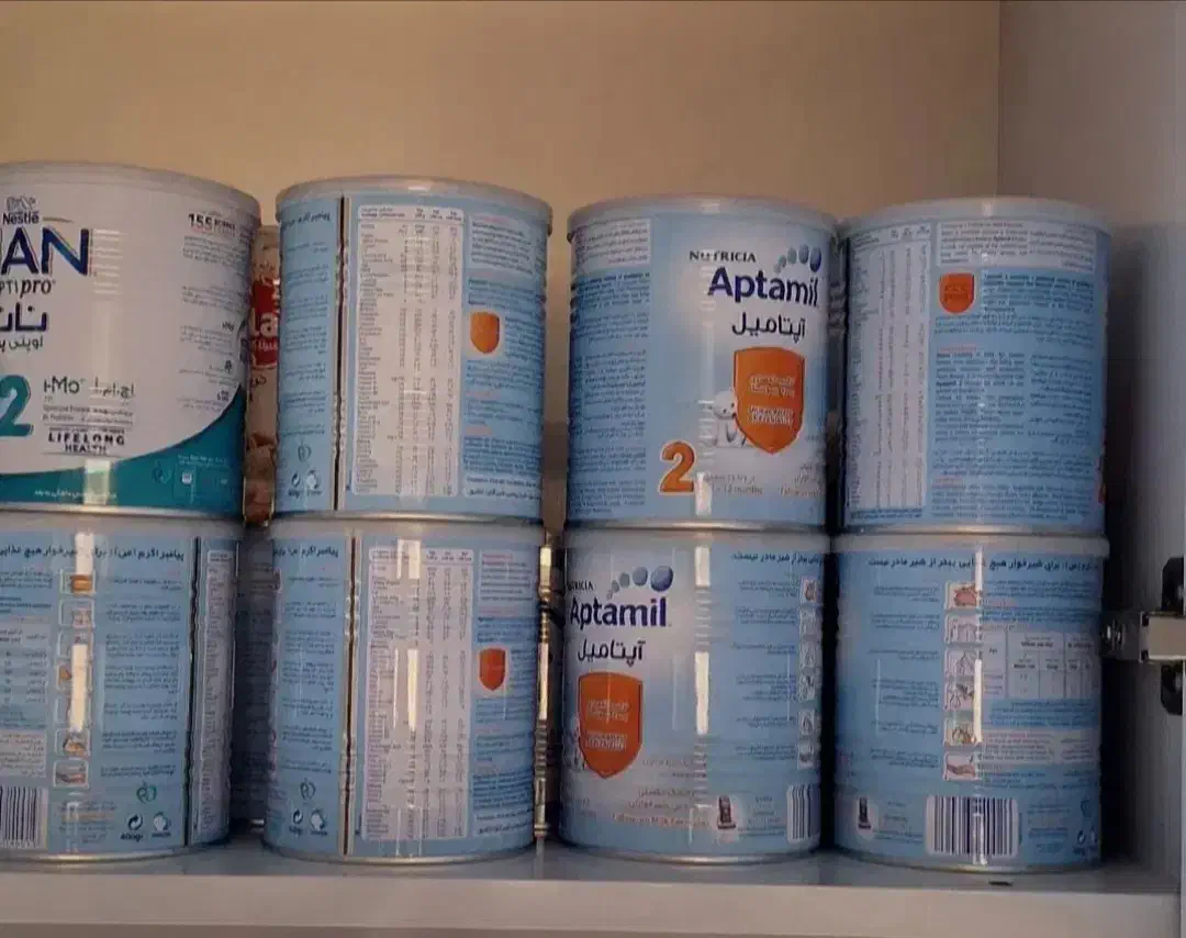 قوطی شیر خشک|ظروف نگهدارنده، پلاستیکی، یک‌بارمصرف|اهر, |دیوار