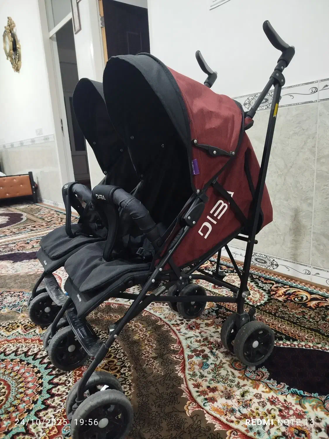 کالسکه دوقلو|کالسکه و لوازم جانبی|گیلان غرب, |دیوار