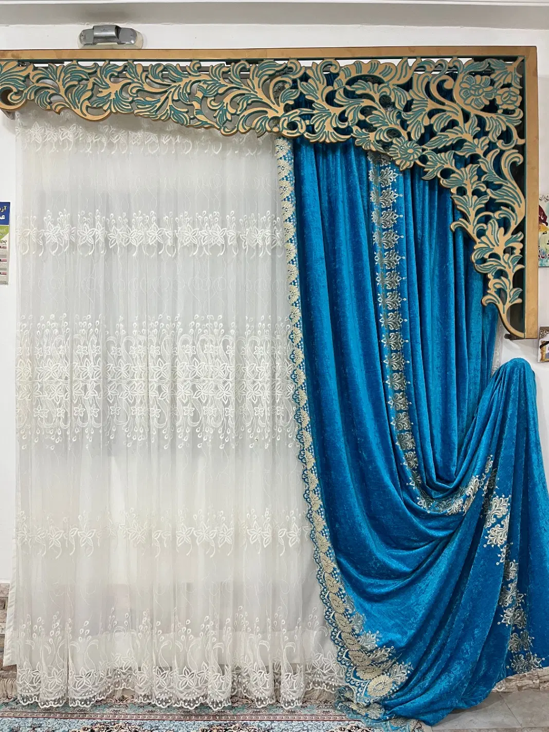پرده|پرده، رانر، رومیزی|محمودآباد, |دیوار