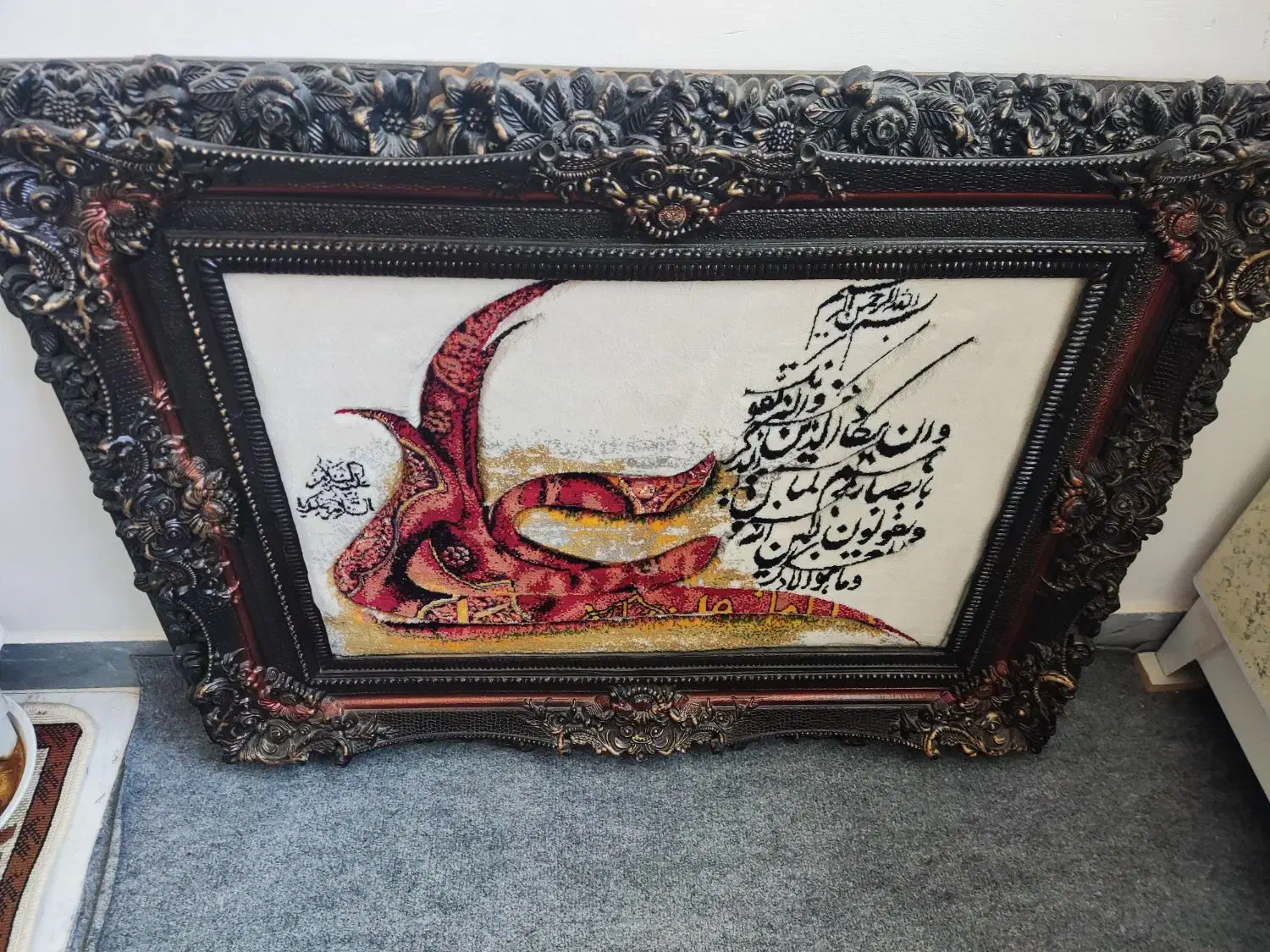 ۳ عدد تابلو فرش ماشینی|تابلو فرش|کرمانشاه, |دیوار