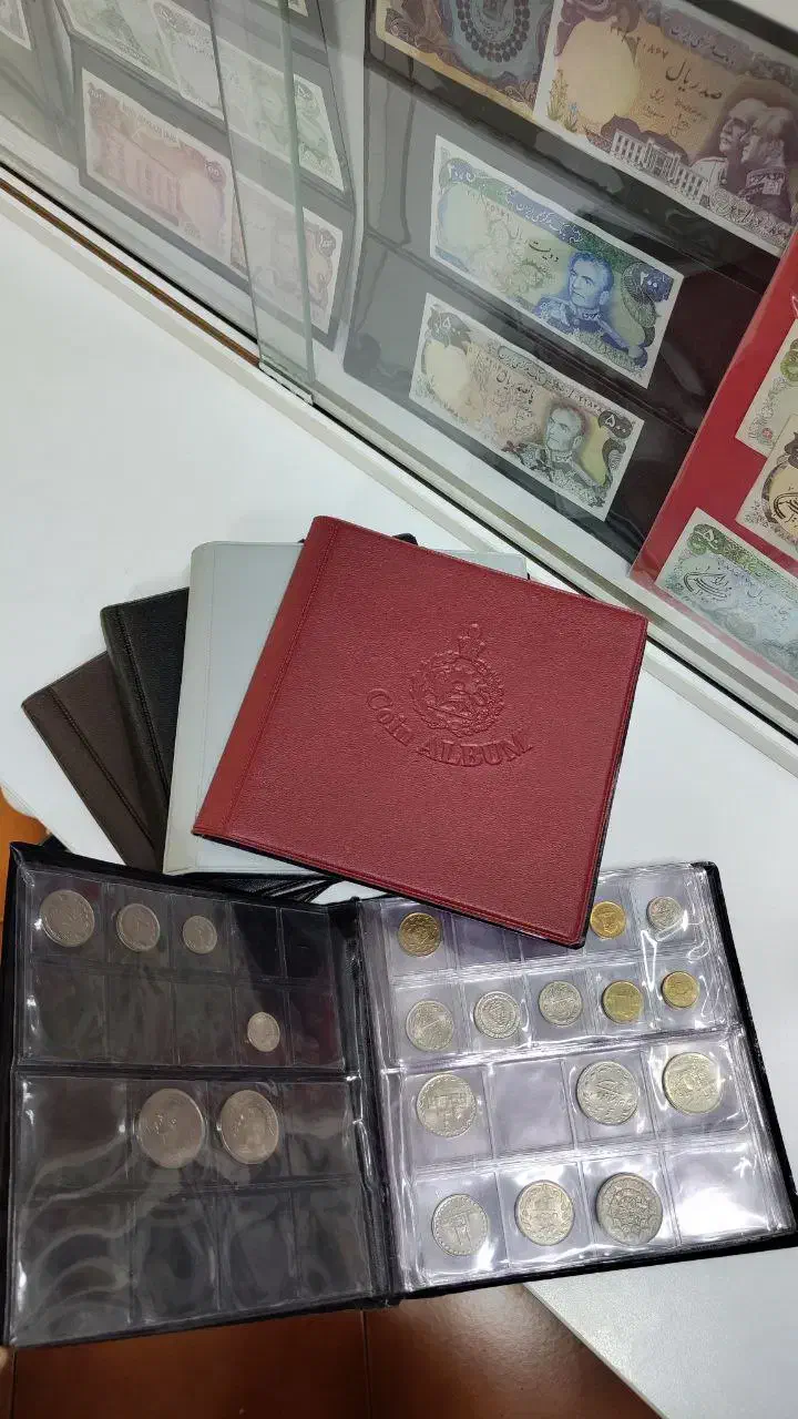 آلبوم های نگهداری سکه|کلکسیون سکه، تمبر، اسکناس|تهران, پونک|دیوار