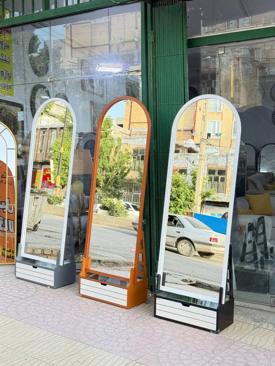 فروش آینه و باکس MDF اقساطی آریا چوب|آینه|کرمانشاه, |دیوار