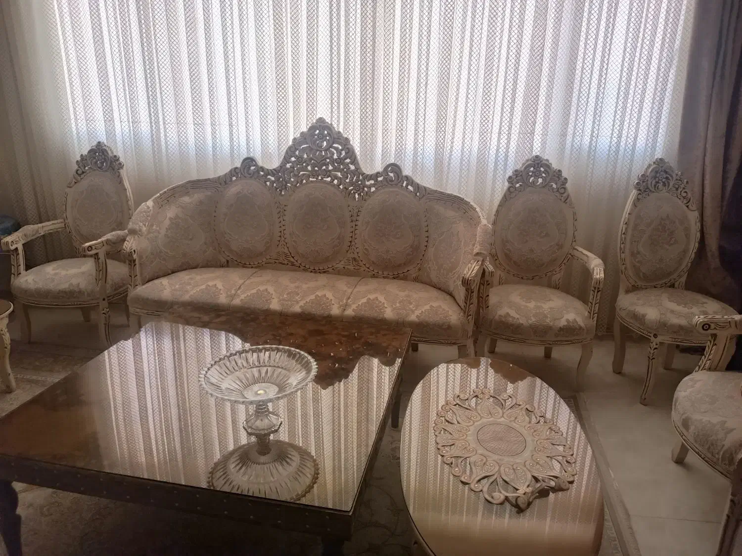 ۲ دست مبل راحتی ۸ نفره در حد آکبند|مبلمان خانگی و میز عسلی|کرج, شهرک بهداری|دیوار