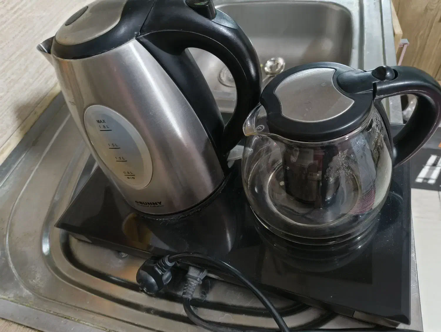 کتری برقی ۲ کاره سانی|سماور، چایساز، قهوهساز|سمنان, |دیوار