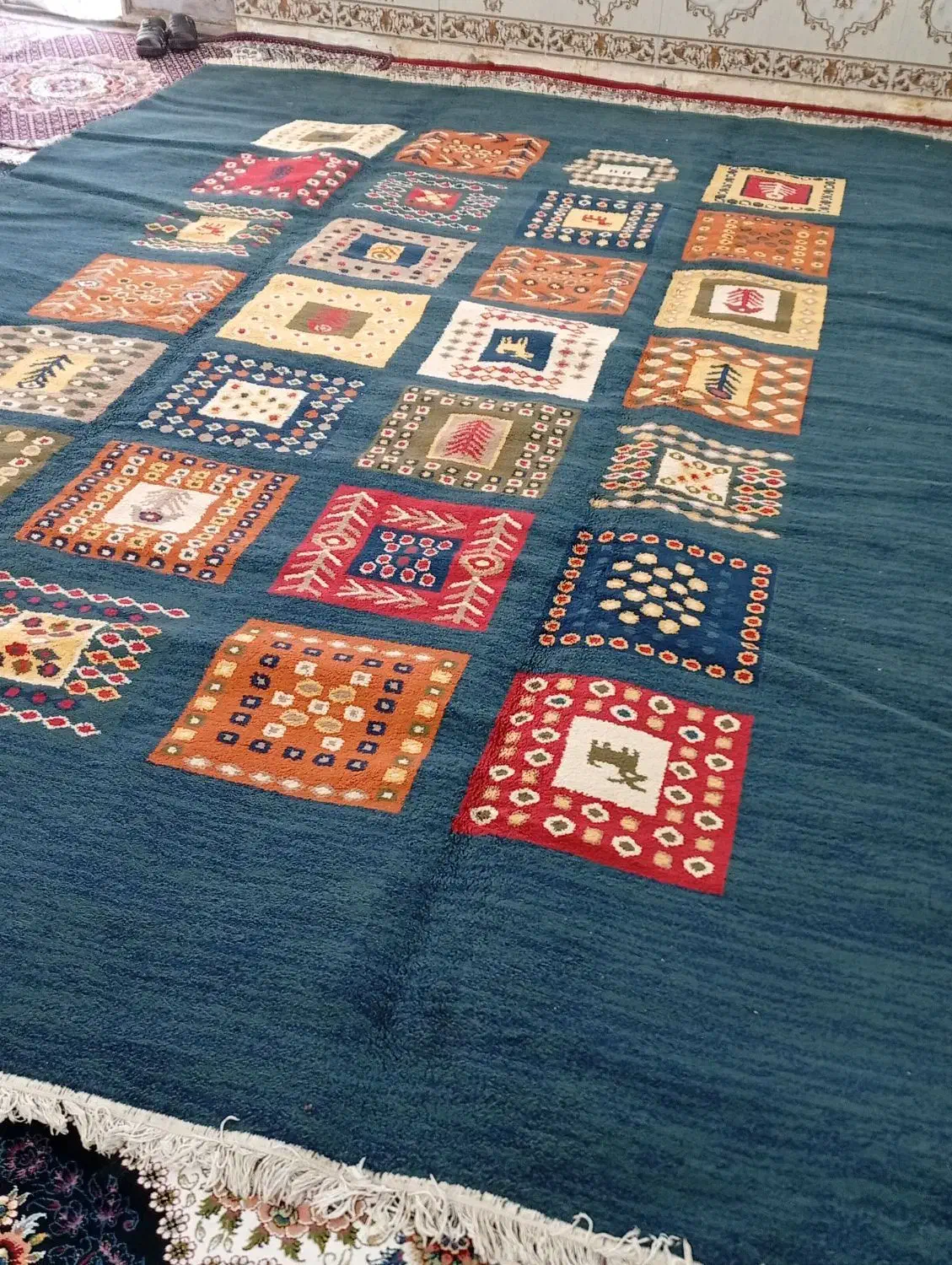 گلیم فرش|گلیم، جاجیم، گبه|اشترینان, |دیوار