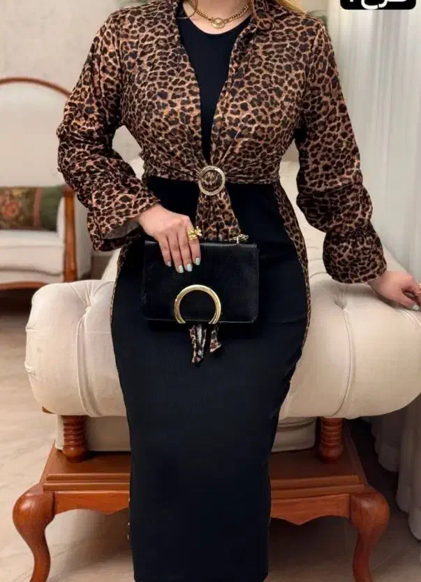 ست دوتیکه ماکسی وشومیزپلنگی پرفروش وقیمت مناسب|لباس|قم, شهید صیاد شیرازی|دیوار