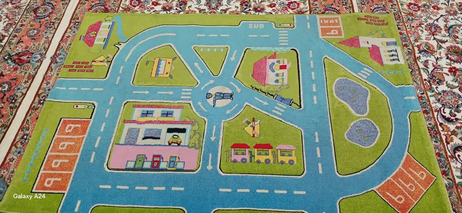 فرش اتاق کودک در حد نو|فرش|سنندج, |دیوار