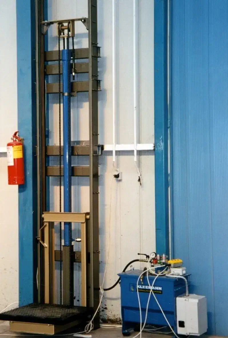 بالابر هیدرولیکی و وینچ گیربکسی|خدمات پیشه و مهارت|اندیشه, اندیشه فاز ۳|دیوار