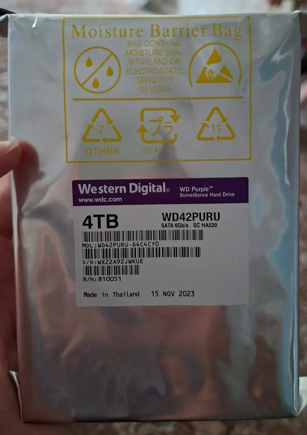 هارد 4ترا wd آکبند برای دوربین مداربسته و کامپیوتر|قطعات و لوازم جانبی رایانه|کرمانشاه, |دیوار