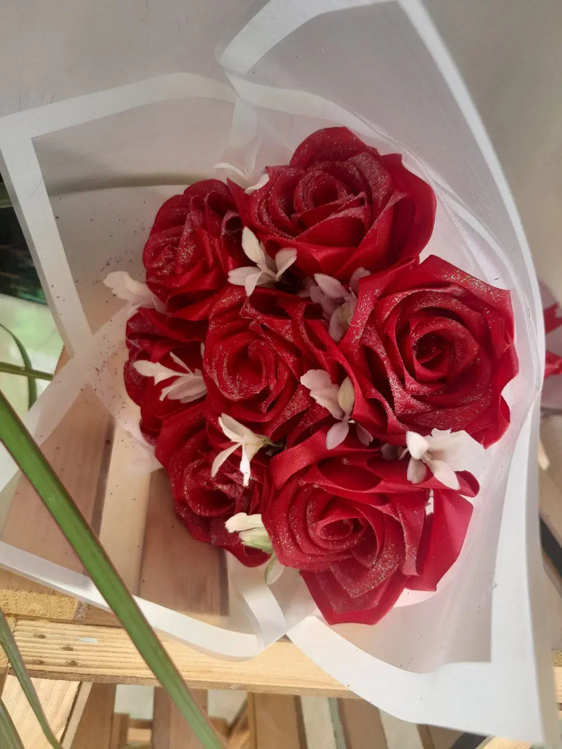 دسته گل روبانی|گل مصنوعی|خرم‌آباد, |دیوار