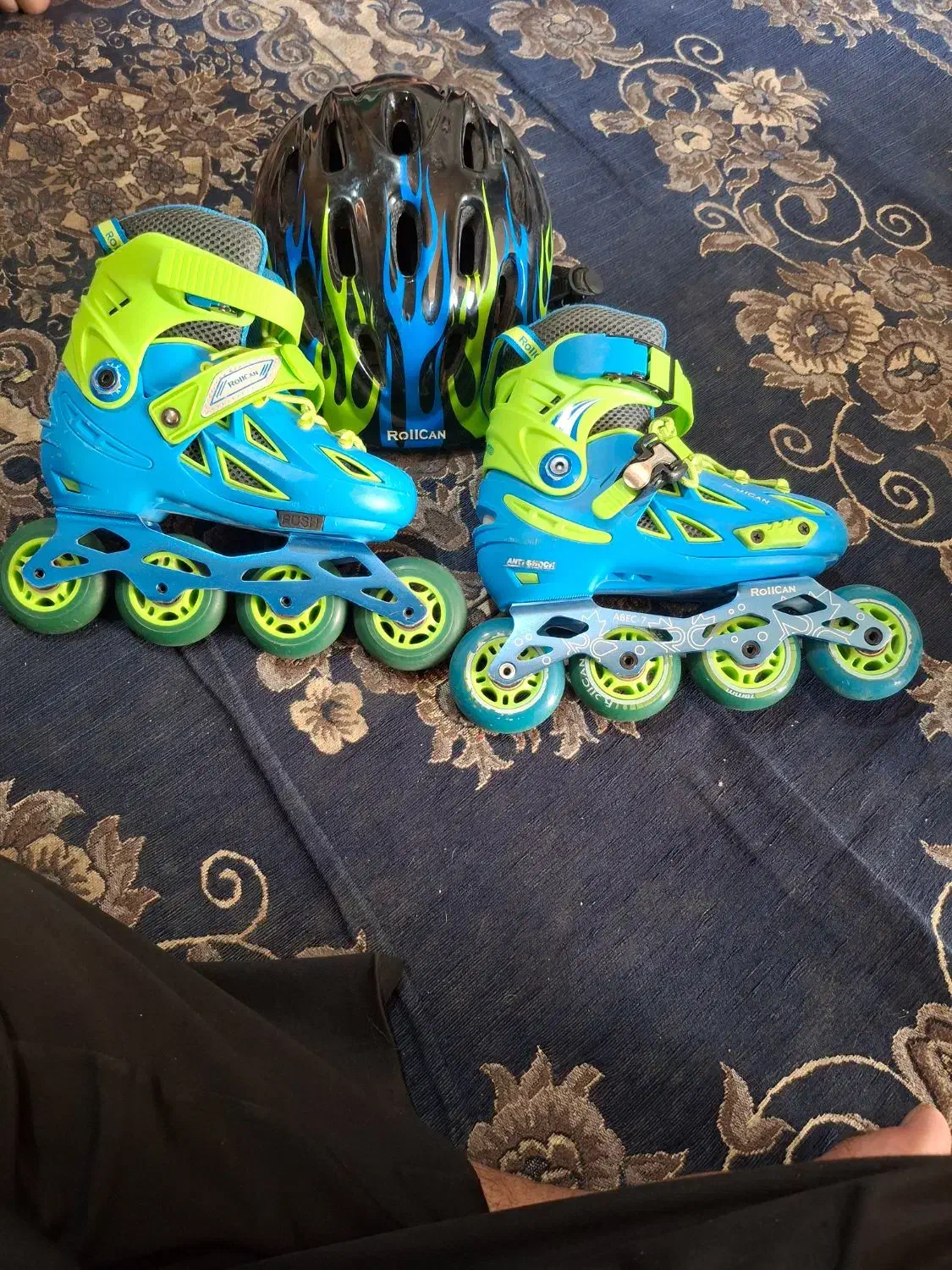 دوجفت کفش اسکیت در حد نو|دوچرخه، اسکیت، اسکوتر|بیرجند, |دیوار