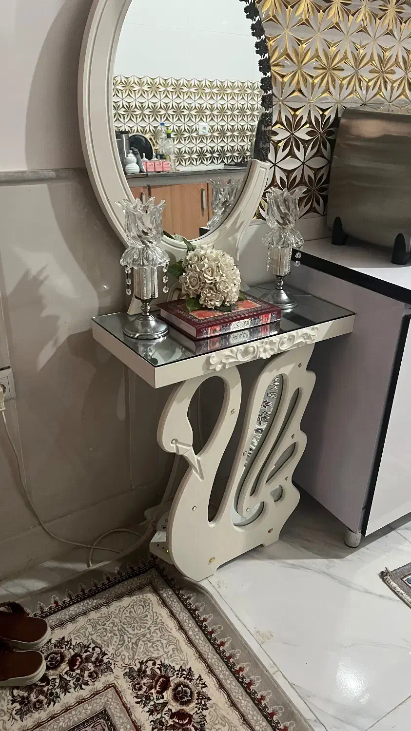 اینه شمعدان|آینه|قم, شهرک فاطمیه|دیوار