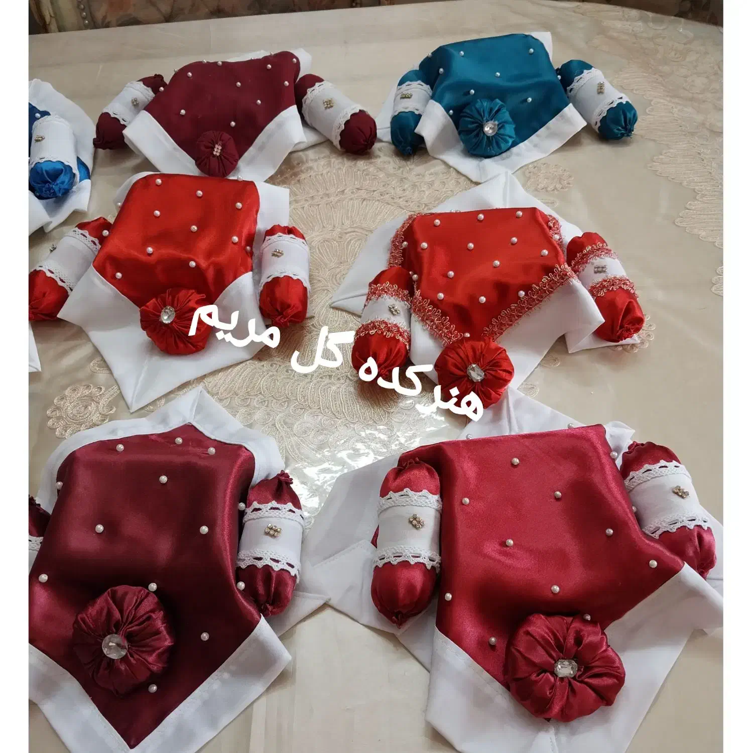 لحاف کرسی کوچک تزیین سفره یلدا|صنایع دستی و سایر لوازم تزئینی|اصفهان, سرچشمه|دیوار