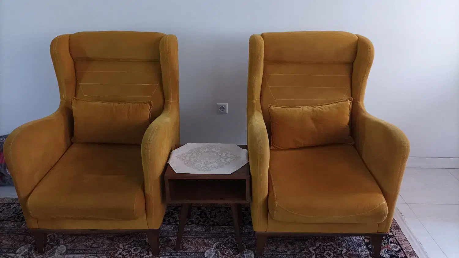 مبلمان 7 نفره با میز و 2 عسلی|مبلمان خانگی و میز عسلی|ساوه, |دیوار