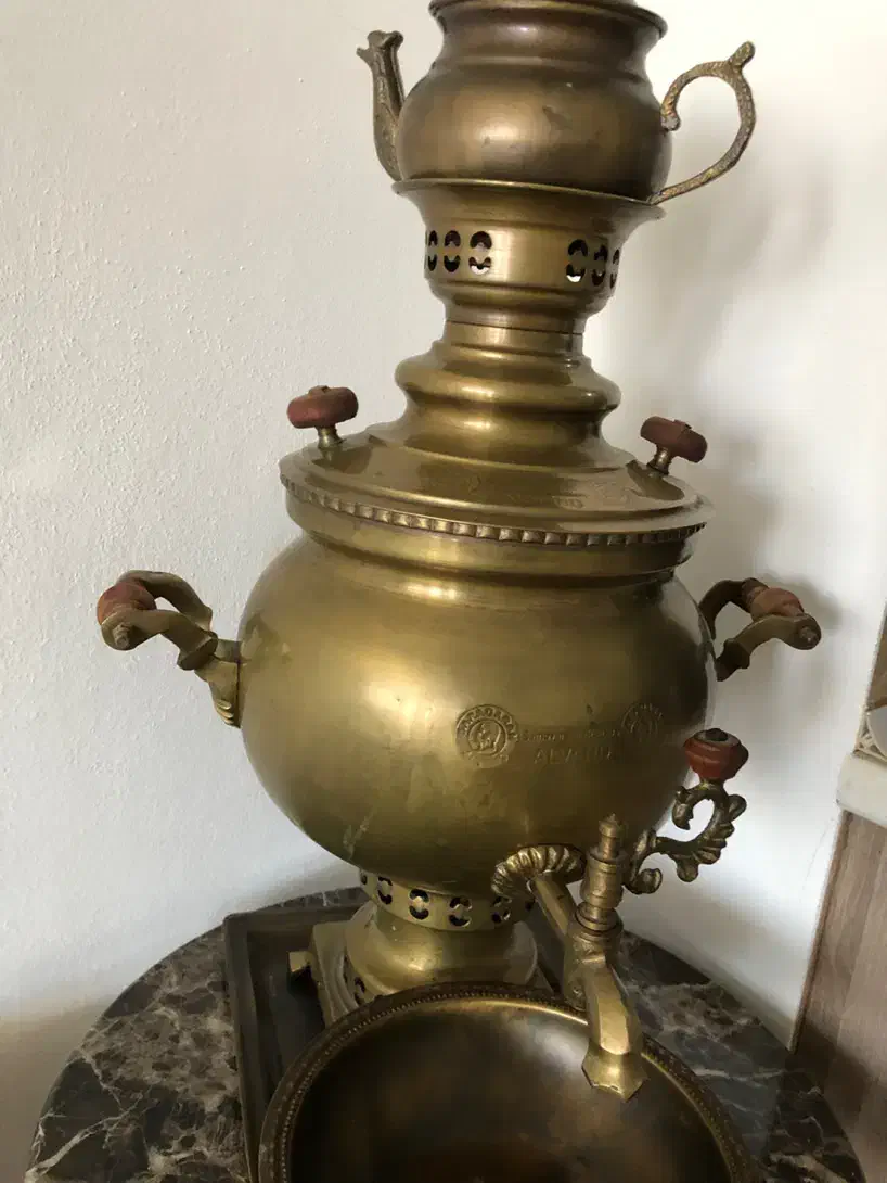 سماور زغالی الوند|کلکسیون اشیاء عتیقه|نوشهر, |دیوار