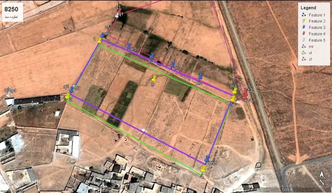 ثبت ملک درگوگل ونقشه هوایی قدیمی و تفکیک زمین|خدمات پیشه و مهارت|بستان آباد, |دیوار