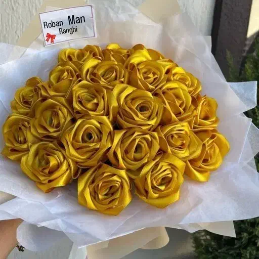 گل روبانی|گل مصنوعی|میانه, |دیوار