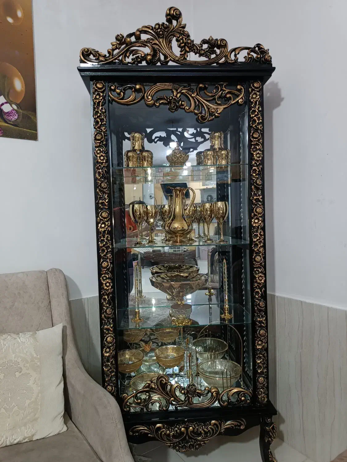 بوفه|بوفه، ویترین، کنسول|شیراز, کوشک میدان|دیوار