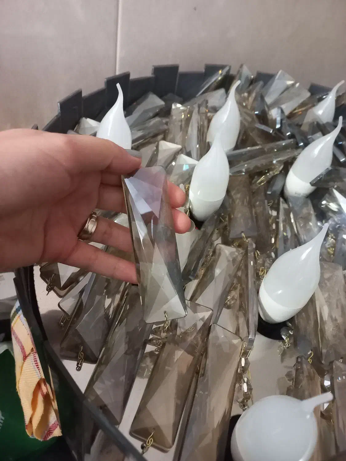 لوستر شیک|لوستر و چراغ آویز|قزوین, |دیوار