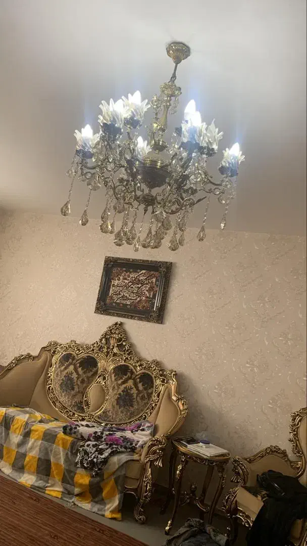 لوستربرنزدرجه ۱دوعدد|لوستر و چراغ آویز|اردبیل, |دیوار