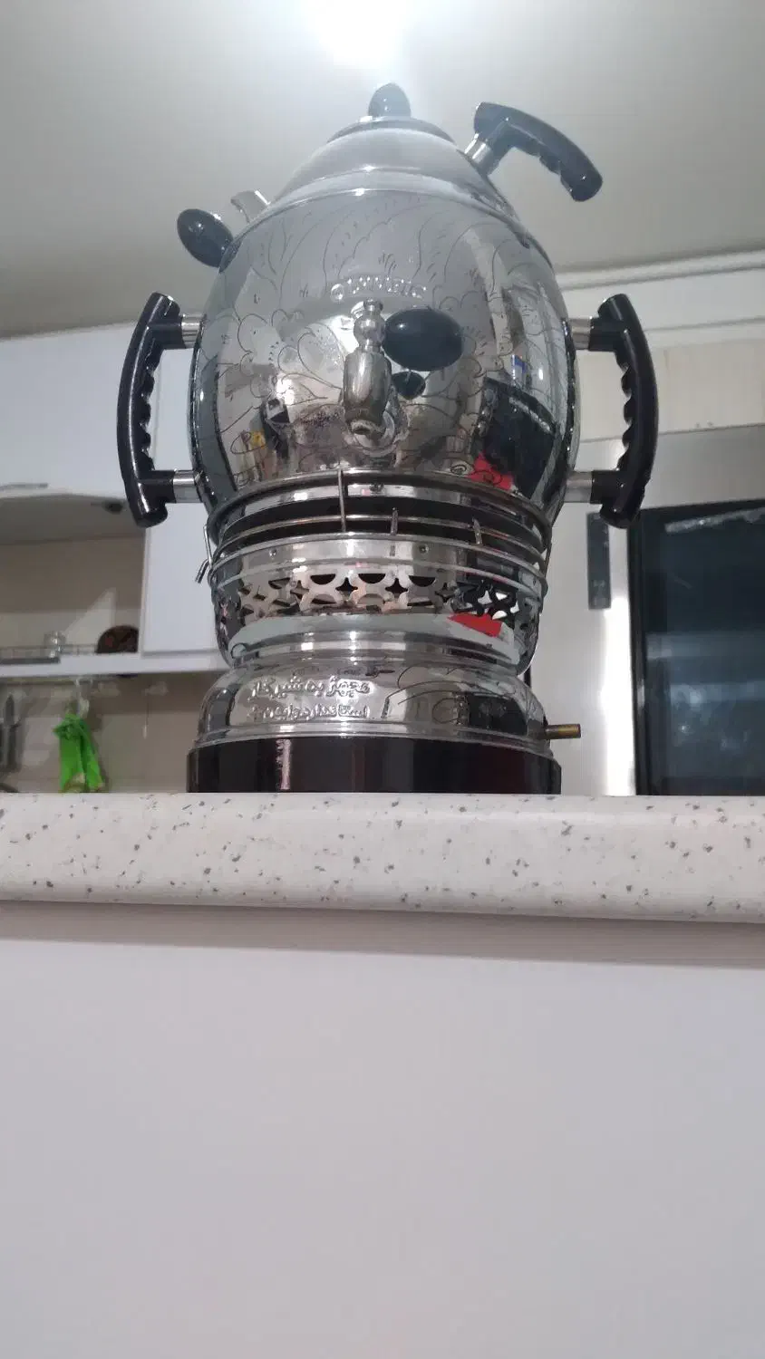 سماور استیل 6 لیتری نو|سماور، چایساز، قهوهساز|رباطکریم, مسکن مهر آبشناسان|دیوار