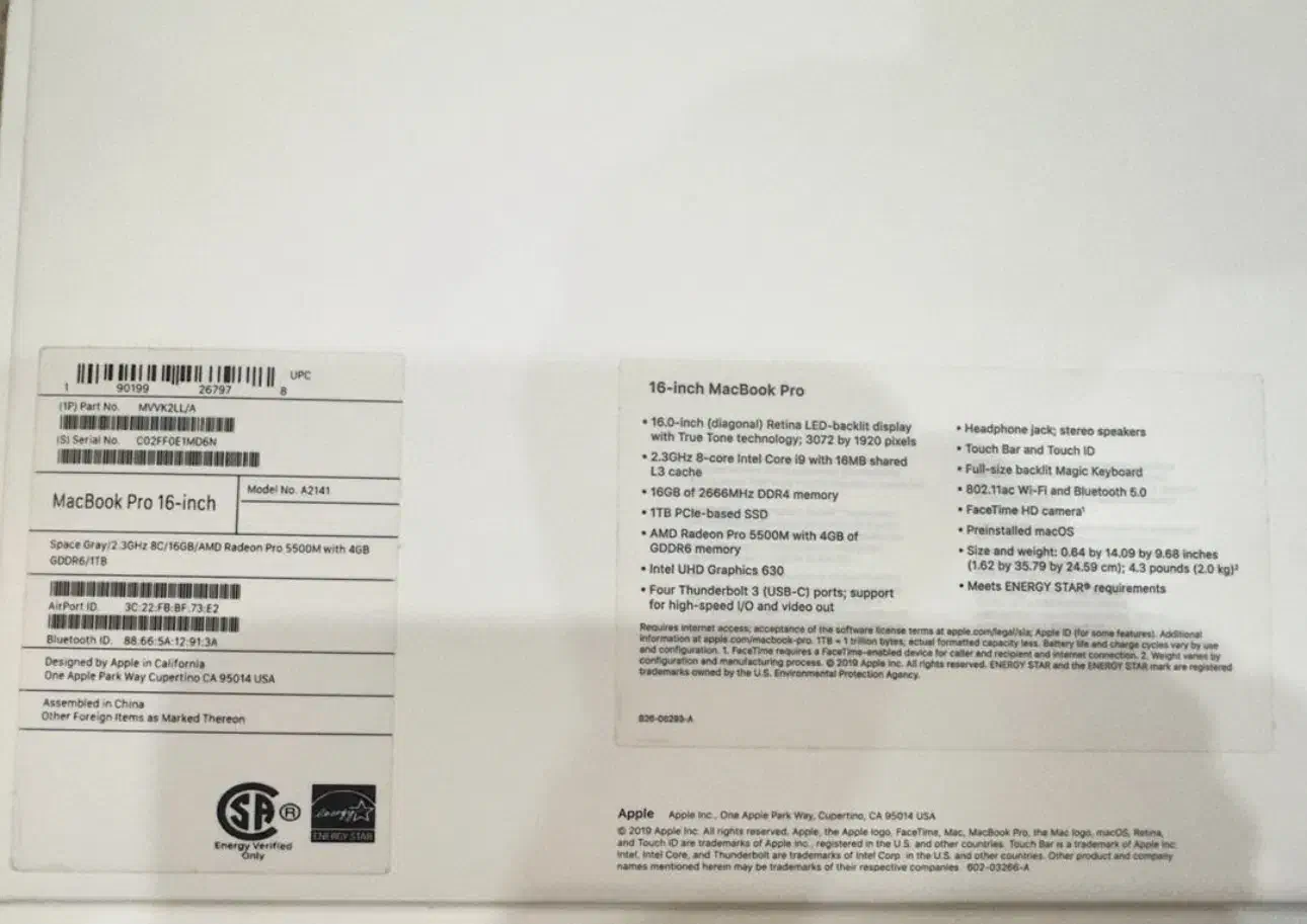 Makbook pro 16 -inch|رایانه همراه|تهران, میرداماد|دیوار