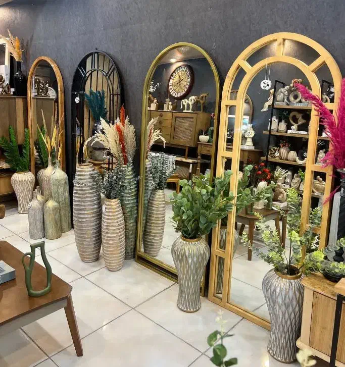 نقره ای اینه قدی مانیلا|آینه|خرمآباد, |دیوار