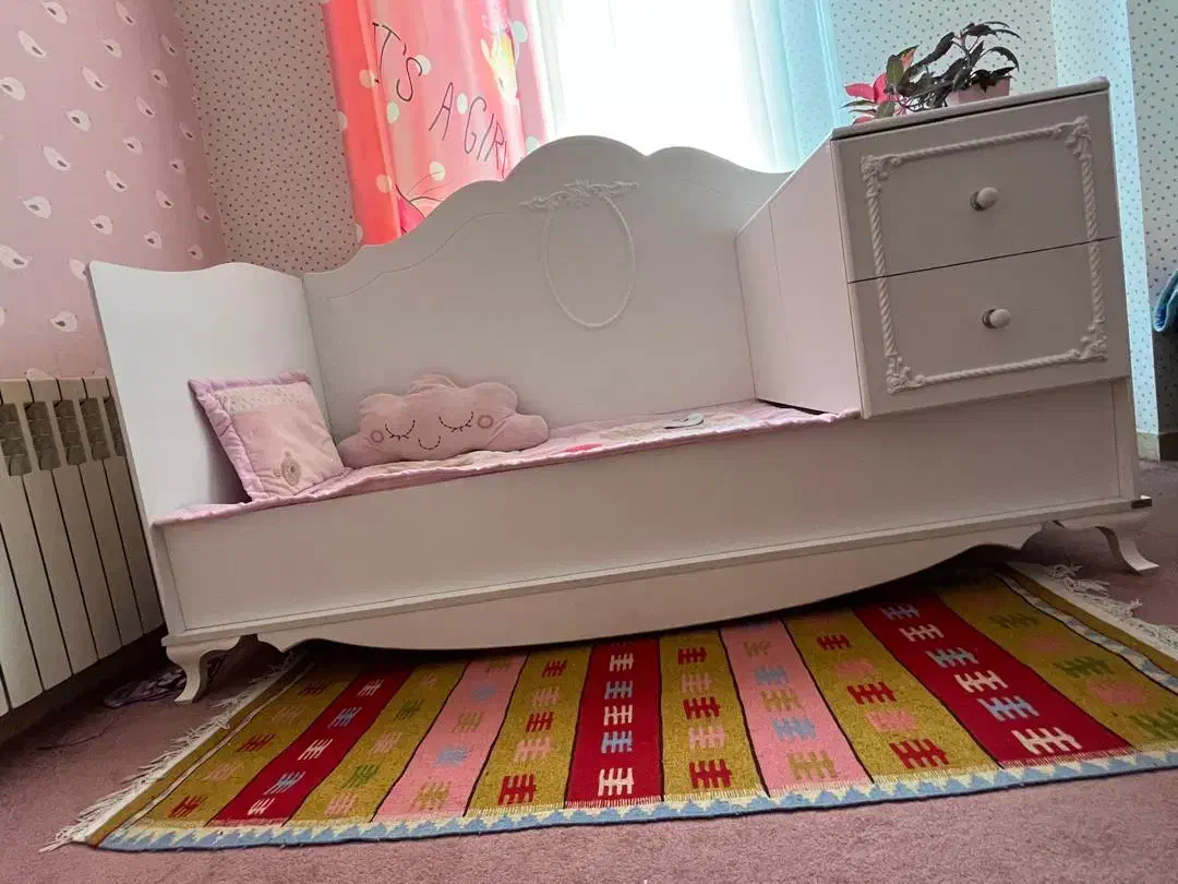 تخت خواب نوزاد نوجوان برند آوید|تخت و سرویس خواب|سنندج, |دیوار