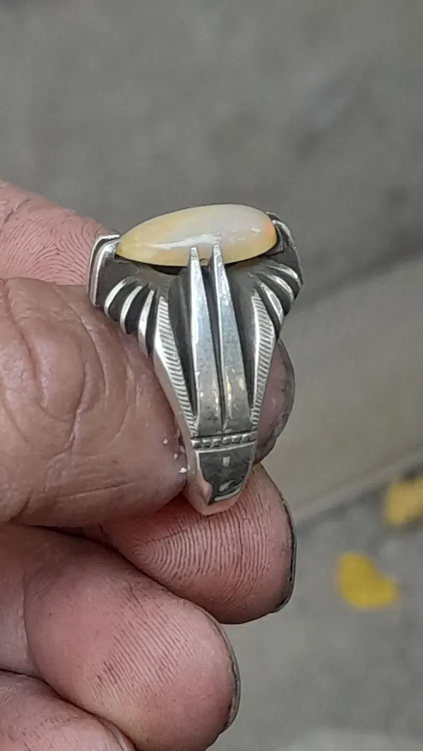 انگشتر نقره اوپال هشت چنگ زنجان فرشاد|جواهرات|تهران, اتحاد|دیوار