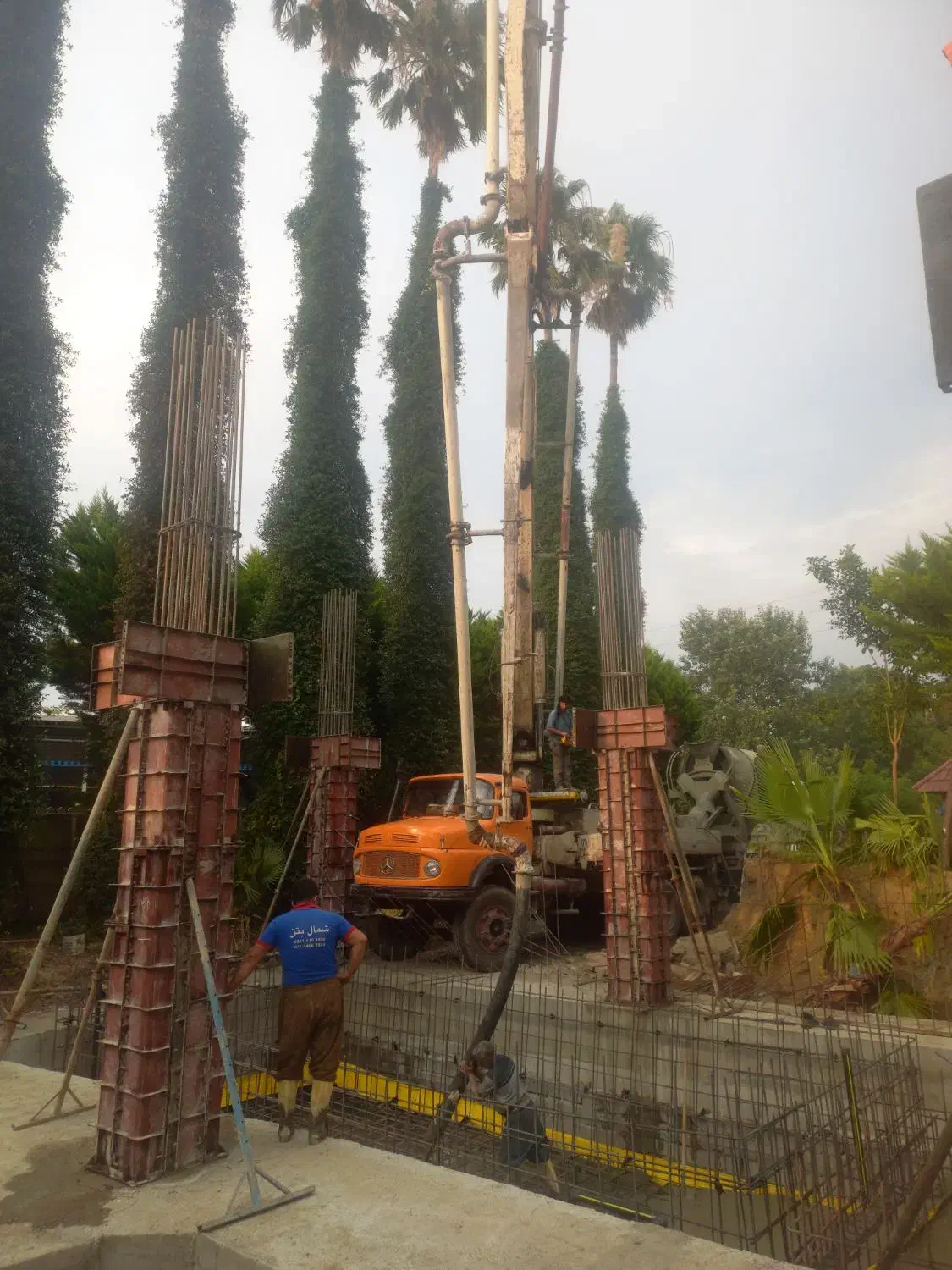 صفر تا صد اسکلت بتنی و استخر|خدمات پیشه و مهارت|نور, |دیوار