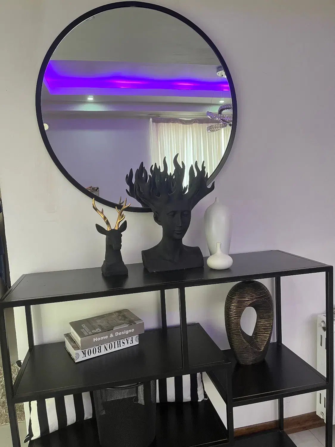 آینه فلزی|آینه|شهر ری, فیروزآبادی|دیوار