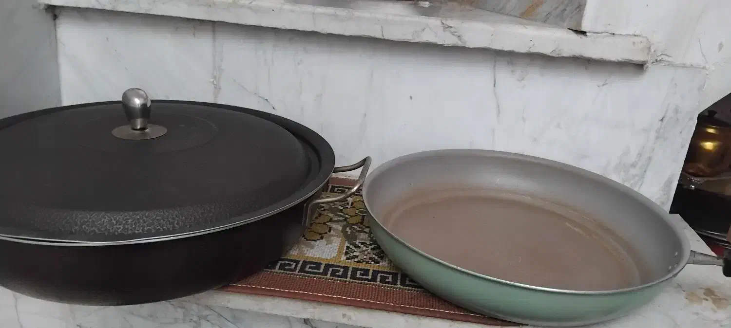 قابلمه تابه چدن|ظروف پختوپز|رشت, پاره بیجار|دیوار